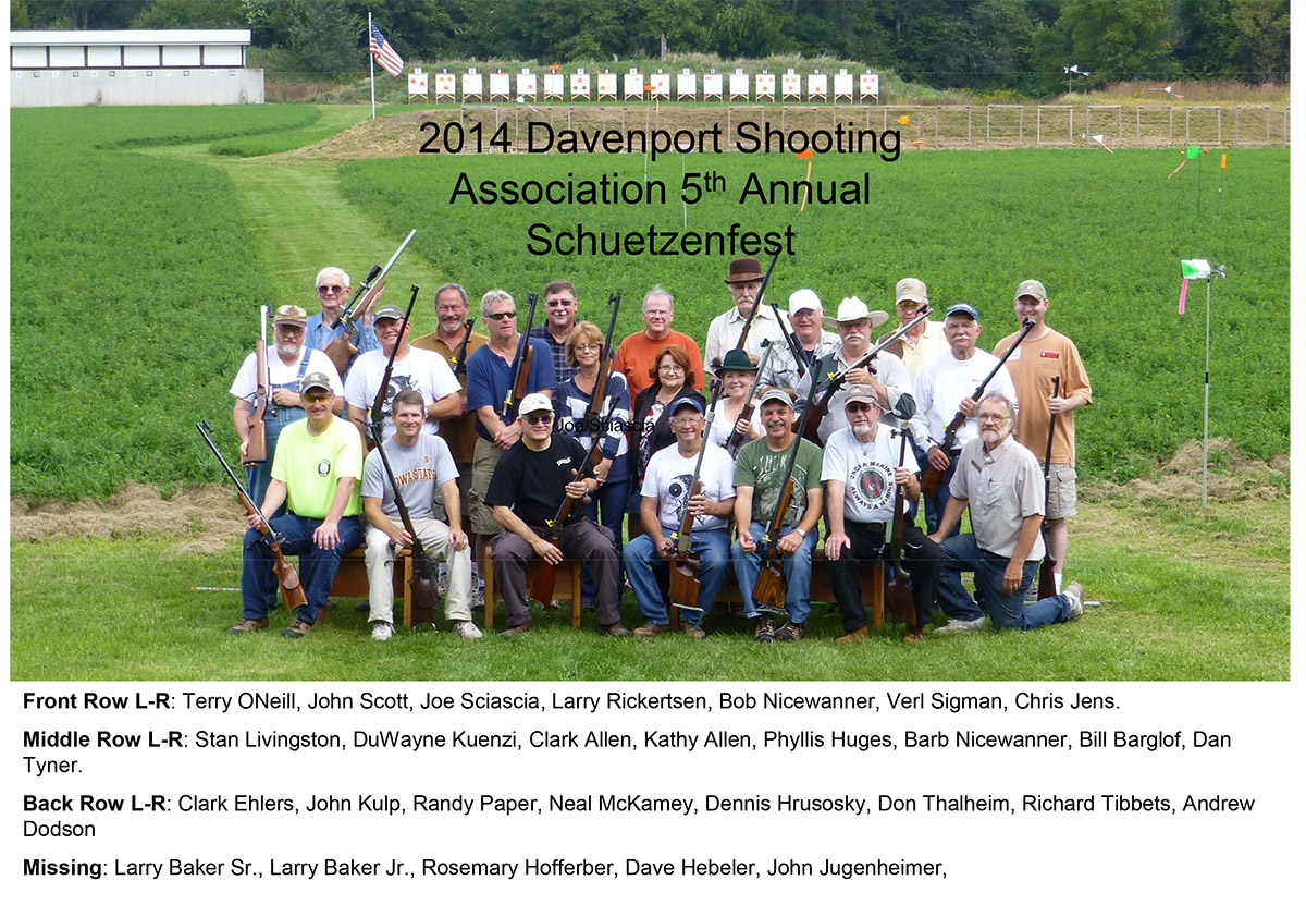 Photo of participants in the 2014 Schuetzenfest