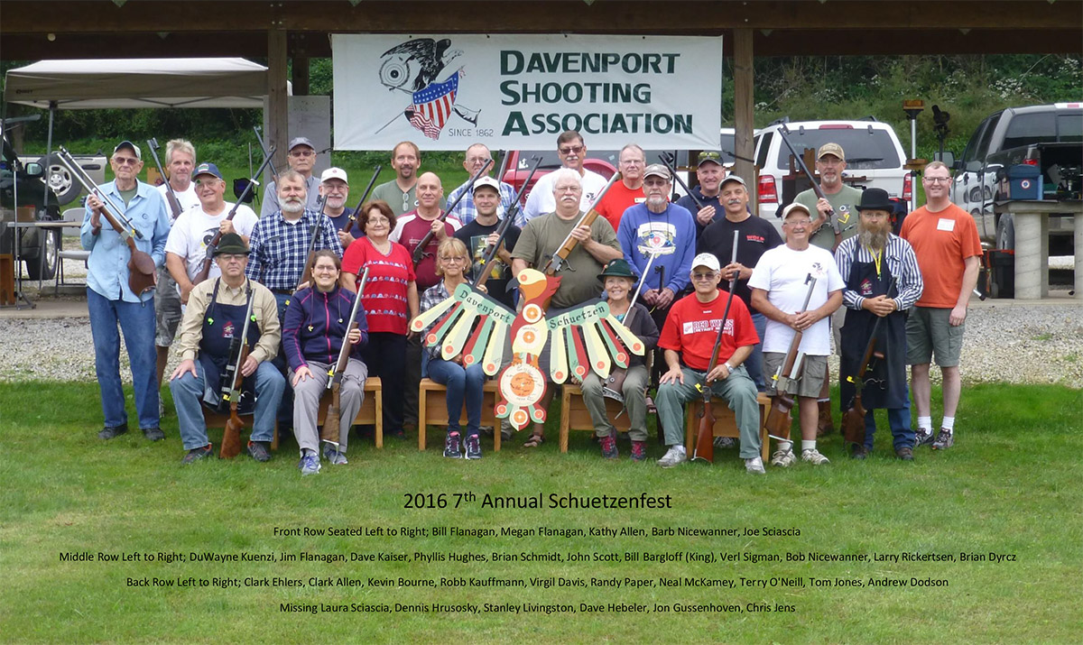 Photo of participants in the 2016 Schuetzenfest