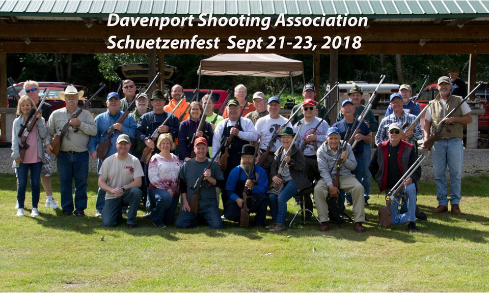 Photo of participants in the 2018 Schuetzenfest