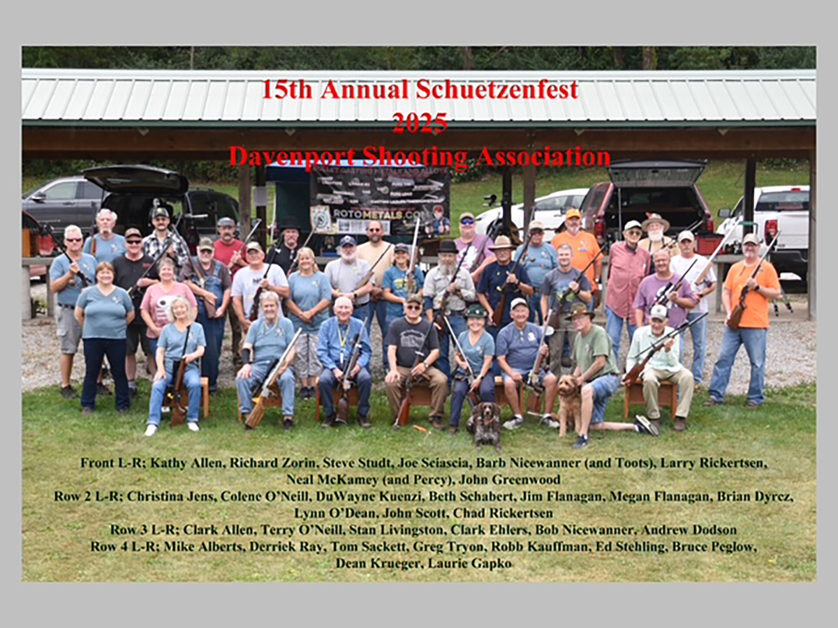 Photo of participants in the 2025 Schuetzenfest